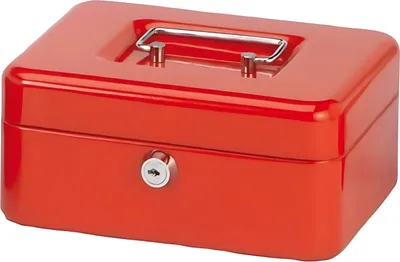 Zdjęcie produktu dla Pudełko na pieniądze MAUL 17 x 20 x 9 cm czerwone