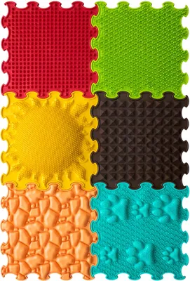 Produktbild von Massagematten,. Fühlplatten, sensorische Matten, , für die ganze Familie, pflegeleicht, Set Sonnengarten von Ortoto