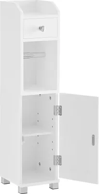Productafbeelding van In- en outdoor meubels Daisha - Hoge badkamerkast - Vrijstaande kast - 20 x 18 x 76,7 cm