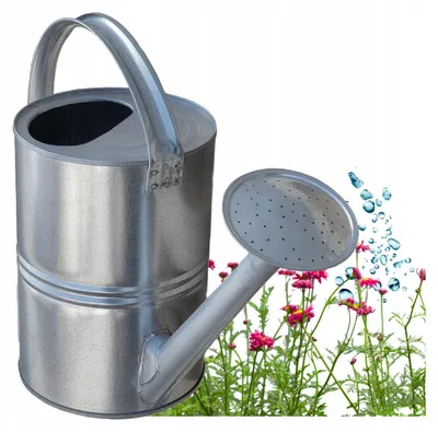 Produktbild von Metall-Gießkanne 10l verzinkt für Gartenbewässerung