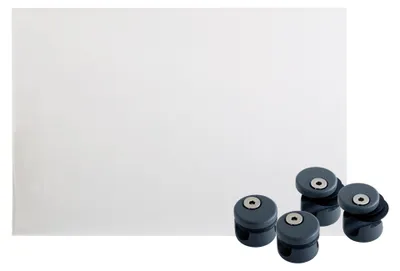 Image de Panneau de protection pour garde-corps + éléments de fixation, couleur anthracite RAL 7016