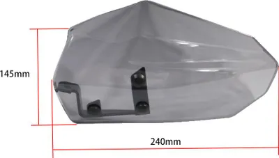 Imagen del producto de Protectores para manos de motocicleta, protectores de manos, protección de plástico, repuestos para TMAX 530 560 de 2012 a 2022