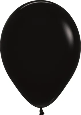 Obrázek produktu pro Sempertex Černé latexové balónky, černé 30 cm, 50 ks.