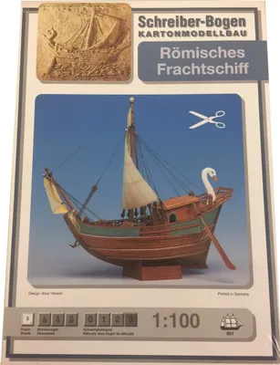 Produktbild von Schreiber-Bogen Kartonmodellbau Römisches Frachtschiff