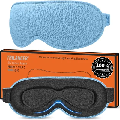 Productafbeelding van Slaapmasker, 100% lichtdicht, innovatief neusbrugontwerp, voor meditatie