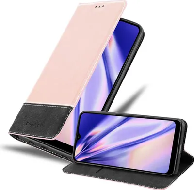 Obrázek produktu pro Cadorabo Case for Samsung Galaxy A10s / M01s Protective Case in Pink SHandy Case Pouzdro typu kniha Etui z umělé kůže