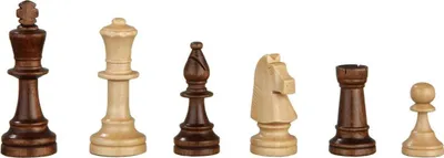 Produktbild von Schachfiguren Heinrich VIII 90 mm, Polybeutel für Schachspiele