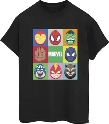 Produktbild von Marvel - T-Shirt für Damen BI41109 (XXL) (Schwarz)