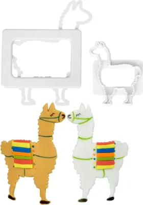 Produktbild von Zuckerpastenschneider LAMA 2 Stück
