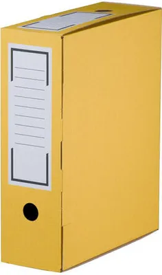 Produktbild von 20x Archiv-Ablagebox 315x96x260mm wiederverschließbar gelb