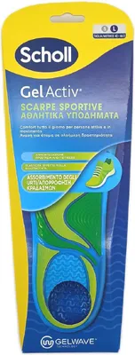 Produktbild von Scholl Einlegesohlen Sportschuhe GelActiv mit GelWave First Technologie Komfort Fußgesundheit