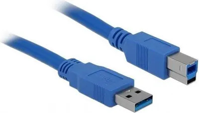 Productafbeelding van Delock - USB-kabel - USB Type A (mannelijk) naar USB Type B (mannelijk) - USB 3.0 - 1 meter - voor Delock PCI Express-kaart