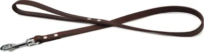 Produktbild von Beeztees Hundeleine Leder genietet braun, Maße: 100 cm / 16 mm
