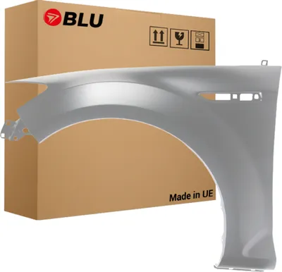 Zdjęcie produktu dla BLU Błotnik pasujący do Ford Mondeo MK4 IV ZJNC Lewy Srebrny Moondust Silver | 2007-2010 | Przedni Przód | Lakierowany | Gotowy do montażu | Stal