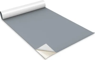 Immagine prodotto di Pellicola autoadesiva per mobili - Pellicola decorativa - Mobili da tavolo - Tagliabile su misura - Colore grigio - 100 x 50 cm