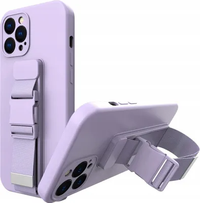 Obrázek produktu pro Lanové pouzdro pouzdro se šňůrkou pro Iphone 12 Pro Purple