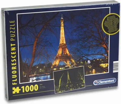 Obrázok produktu pre Clementoni 97241 - Puzzle - Paríž (fluorescenčné, 1000 dielikov)