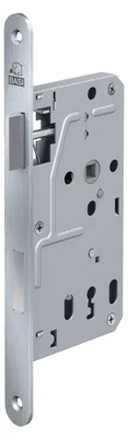 Produktbild von BASI - Zimmertürschloss - ES 927 BB - DIN Rechts - Rundstulp 20 mm - Edelstahl - Falle Kunststoff - Riegel Aluminium - 1 Schlüssel - nach EN 12209:2016-10 - 9270-5518