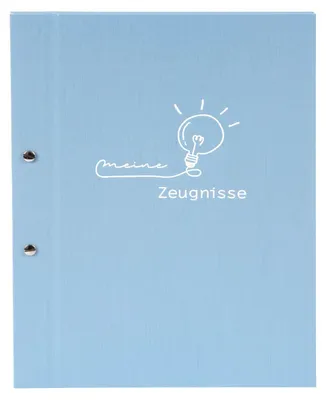 Immagine prodotto di GOLDBUCH 36 129 Cartella per rapporti cheeky & free - A4, 12 buste, blu chiaro