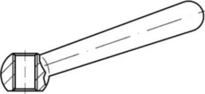 Produktbild von Reyher  Kegelgriffe DIN 99 Stahl N 200 M 24 000990072000000 (5 Stück)