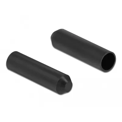 Produktbild von DeLOCK 19762, Schrumpfschlauch, Schwarz, Polyolefin, 7 cm, 2 Stück(e), 90 - 130 °C