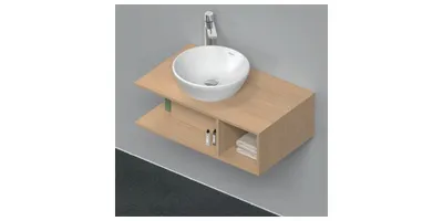 Produktbild von Waschtischunterbau D-NEO Compact 1 Fach rechts 260x800x480mm eiche natur 260 x 800 x 480 mm eiche natur
