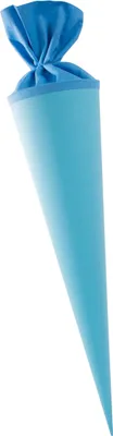 Produktbild von Goldbuch Bastelschultüte 70cm mit farbigem Filzverschluss hellblau