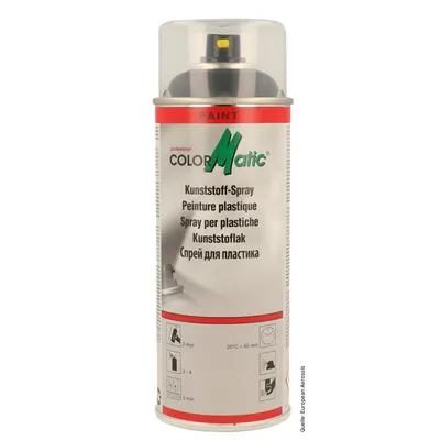 Produktbild von ColorMatic Kunststoffspray schwarz seidenmatt 400ml 856600