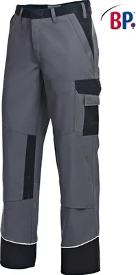 Produktbild von BP® Arbeitshose - dunkelgrau/schwarz - 64n
