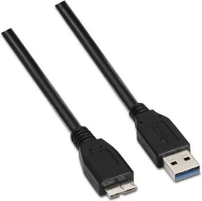Imagen del producto de AISENS A105-0043, 1 metro, USB A, Micro-USB B, USB 3.2 Gen 1 (3.1 Gen 1), 5 Gbit/s,