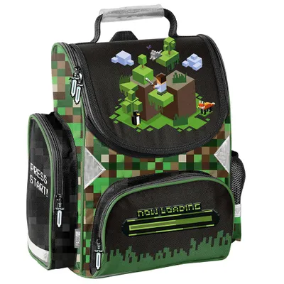 Produktbild von Schulrucksack Mädchen Jungen Motiv PIXELS game 4 T Set Rucksack Federmäppchen Tasche Schuhbeutel Mega-Set Paso