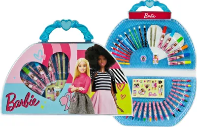 Produktbild von Barbie Kreativset Kompakter Zeichenkoffer für Künstler