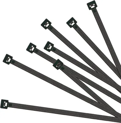 Produktbild von Kabelbinder 450x9mm 50 Stück schwarz