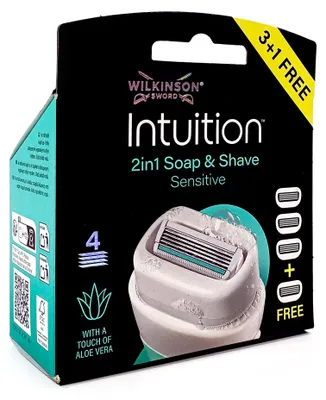 Obrázek produktu pro Žiletky Wilkinson Intuition 2 v 1 Sensitive Care, balení 4 ks