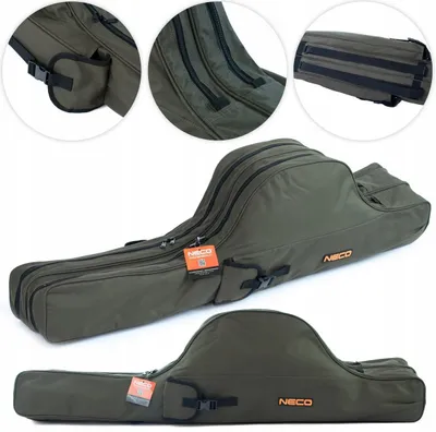 Produktbild von Neco Angeltasche 135 Cm 2-Fächer Neopren Rutentasche