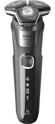 Produktbild von Philips SHAVER Series 5000 S5887/10 Elektrischer Nass- und Trockenrasierer, Rotationstrasierer, Grau, SteelPrecision blades, Ladend, Leistung, SH71, 2 Jahr(e)