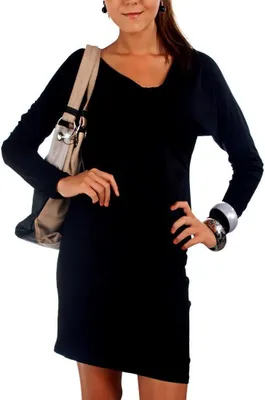 Produktbild von Damen Kleid Mini-Kleid Elegant; Schwarz/S/M 36/38