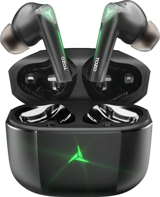 Immagine prodotto di TOZO Gaming Pods True Wireless Stereo (TWS) Cuffie da gioco intrauricolari con USB-C, Bluetooth 4.0, nero