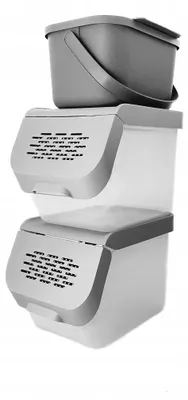 Produktbild von Practic Vorratsbehälter-Set mit Mini Bini Abfalleimer
