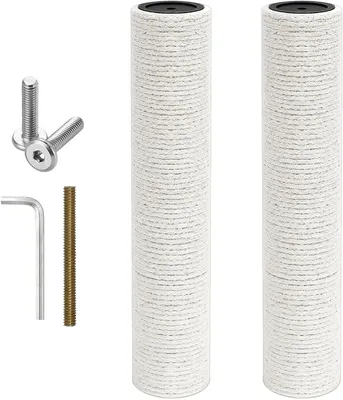 Imagen del producto de Poste de sisal, diámetro de 6 cm, longitud de 40 cm, repuesto para rascador para gatos