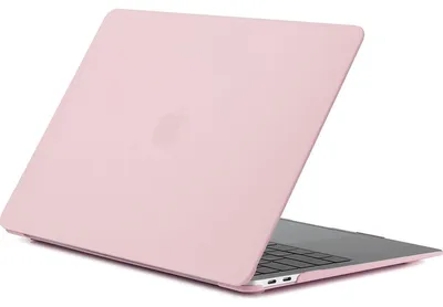 Produktbild von Mobigear Schutzhülle für MacBook Air 13 Zoll (2010-2019), Hartschalenhülle, MacBook Case - Pastellrosa - Modell A1369 / A1466