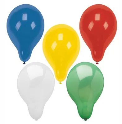 Obrázek produktu pro Papstar Luftballons farbig sortiert groß Helium geeignet 8 Stück