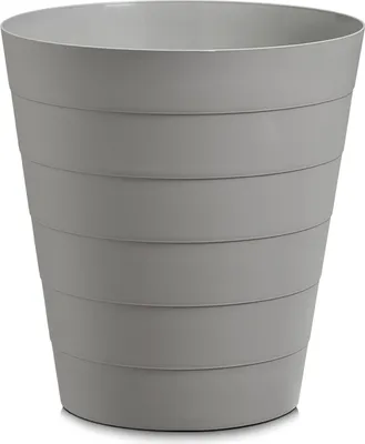 Produktbild von Zeller Abfalleimer, 13,5 Liter, Kunststoff, grau, Ø29 x 30 cm, 18108