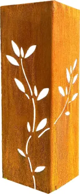 Produktbild von Edelrost Säule mit Ranke, Gartendeko, Rostdeko, Stele, Säulen, Metall, Metallsäule, Rost, Rostsäule, Deko, Garten, Geschenkidee