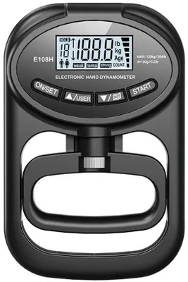Obrázok produktu pre Elektronický ručný dynamometer, čierny, s USB káblom