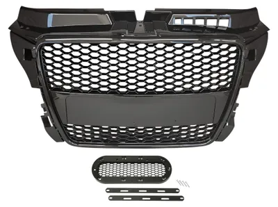 Produktbild von Kühlergrill schwarz glänzend für Audi A3 8P 08-13 Facelift