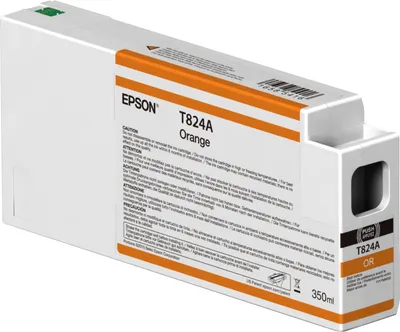 Produktbild von Epson T824A - 350 ml - orange - original - Tintenpatrone - für SureColor SC-P7000, SC-P7000V, SC-P9000, SC-P9000V