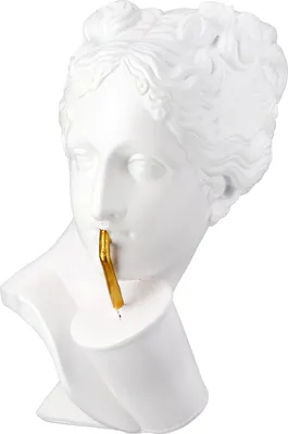 Produktbild von Gilde Skulptur, Büste, "Lady ", Poly, weiß, VE 2, L. 16 cm, B. 13 cm, H. 20 cm 58990 4063387589908