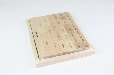 Produktbild von Ebert 612025 Bruchrechner/ Prozentrechner Länge - im Holztableau