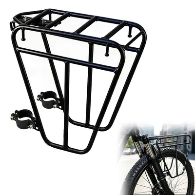 Immagine prodotto di Portapacchi robusto per bicicletta con ammortizzazione
